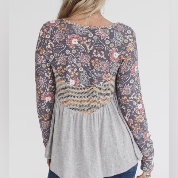 Boho Style LS top from Three Bird Nest - Size Small - NWT - Picture 13 of 16